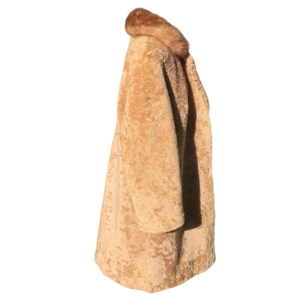 Vintage Lamb & Mink Fur long coat + FREE GIFT - Picture 4 of 9